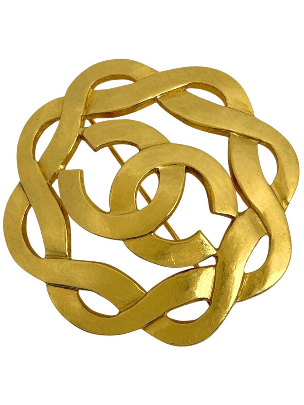 Chanel Cc Logo Brooch Metal #299776C95B